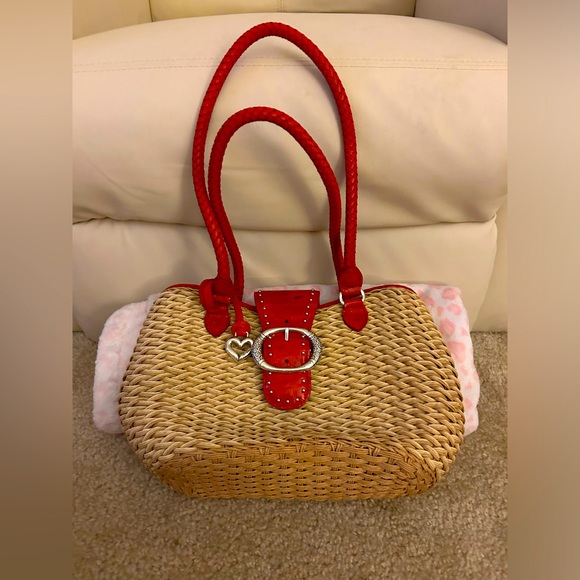 Brighton Handbags - Brighton Weaved Wicker Purse